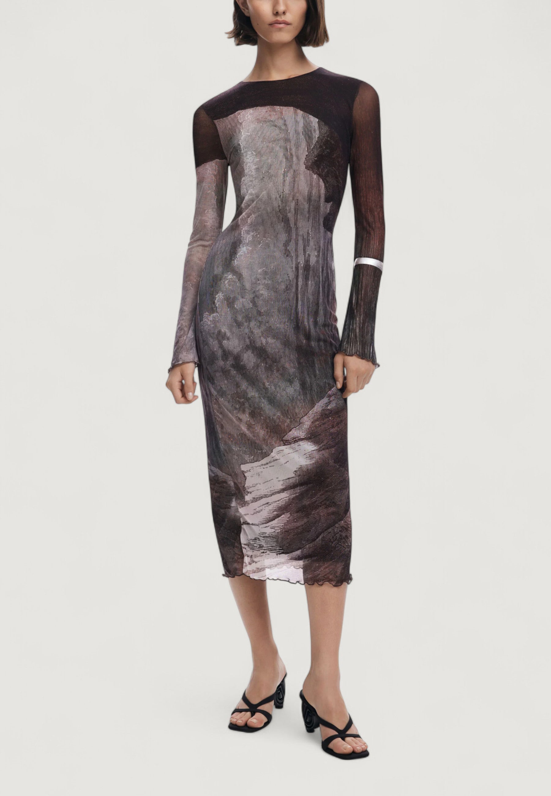 Vestito lungo Desigual VEST_ABYSS_LACROI
