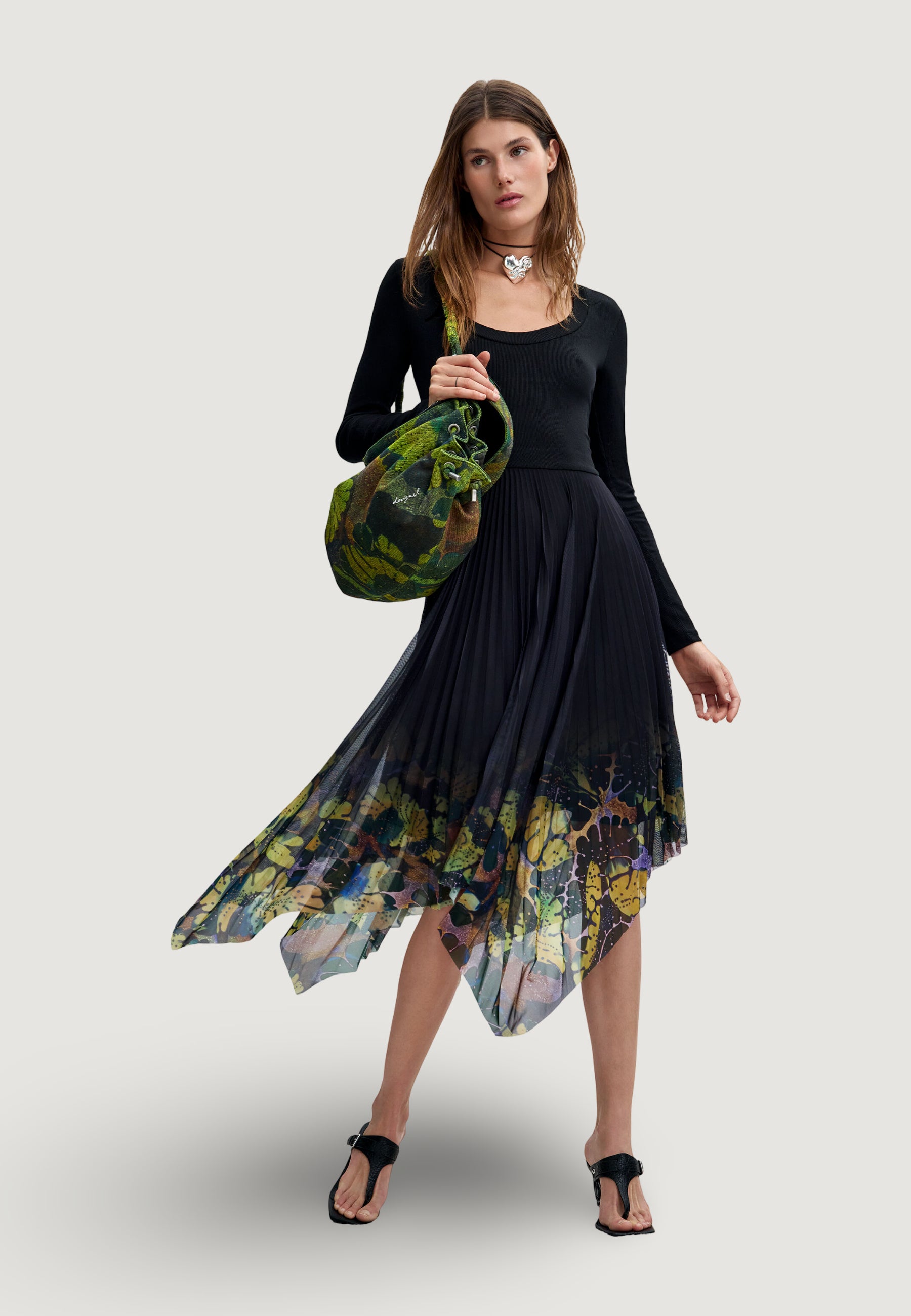 Vestito lungo Desigual VEST_ALBA_LACROIX