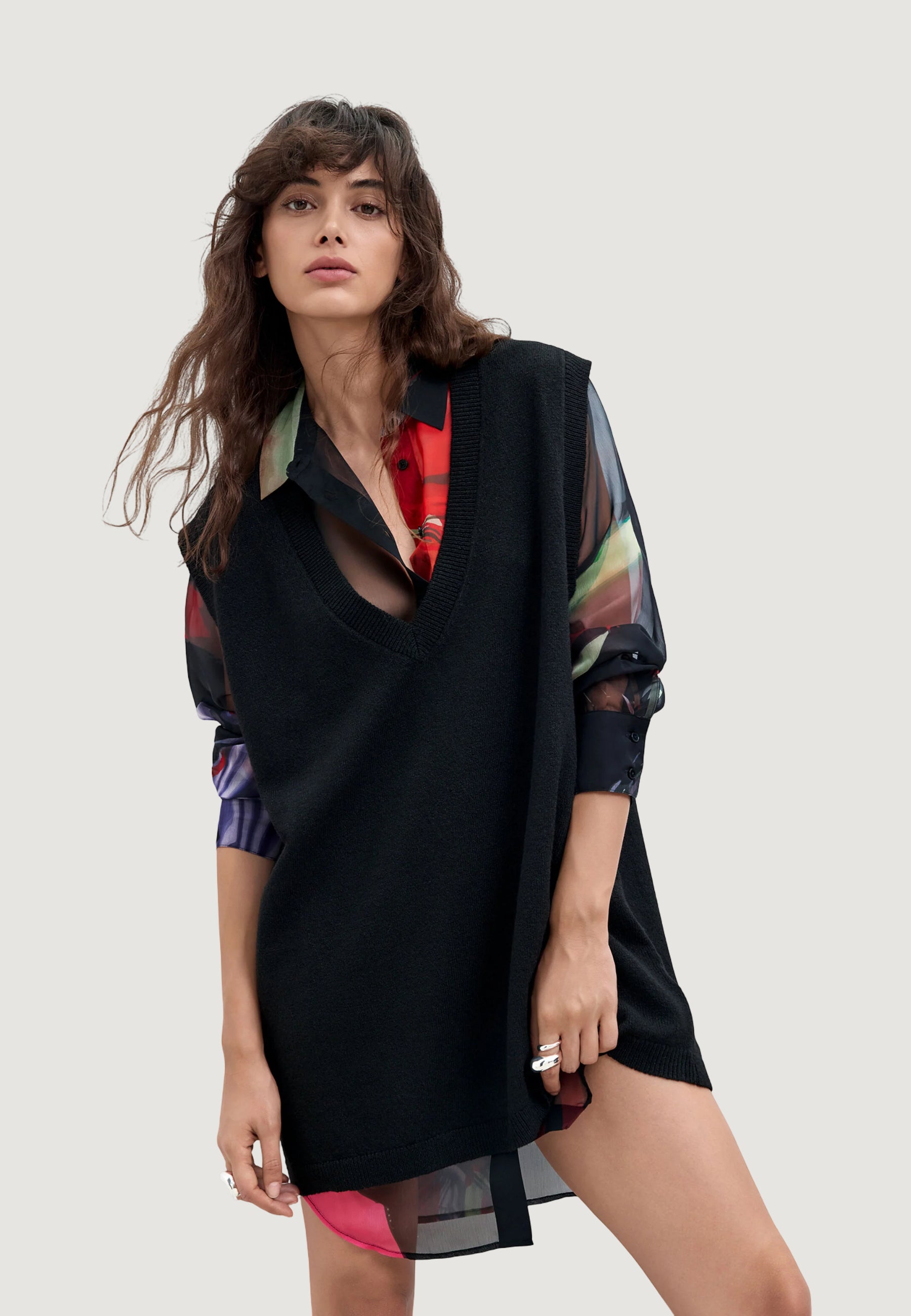 Midi dress Desigual VEST_MAMEN_LACROIX