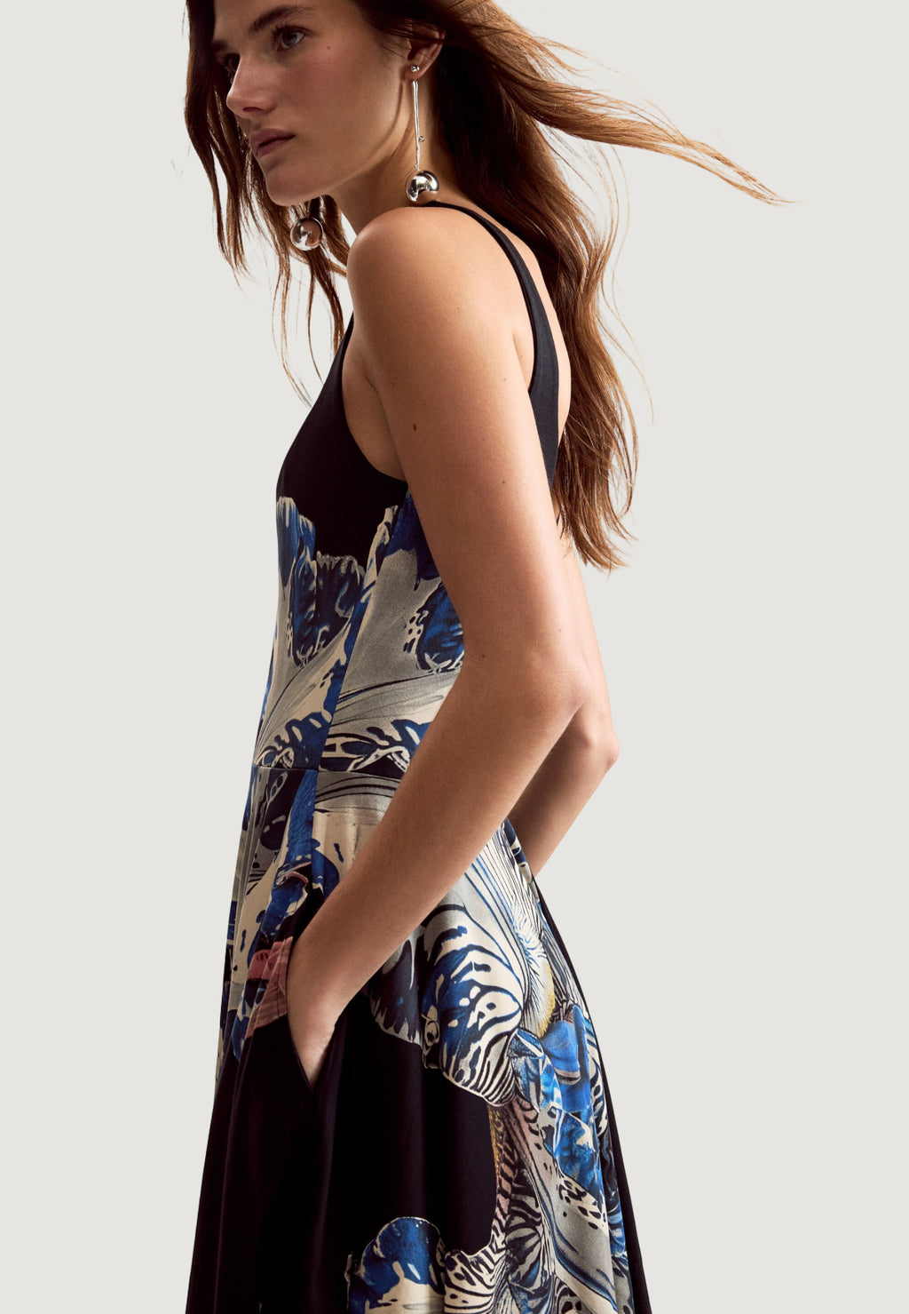 Vestito lungo Desigual VEST_ORCHID_LACROIX