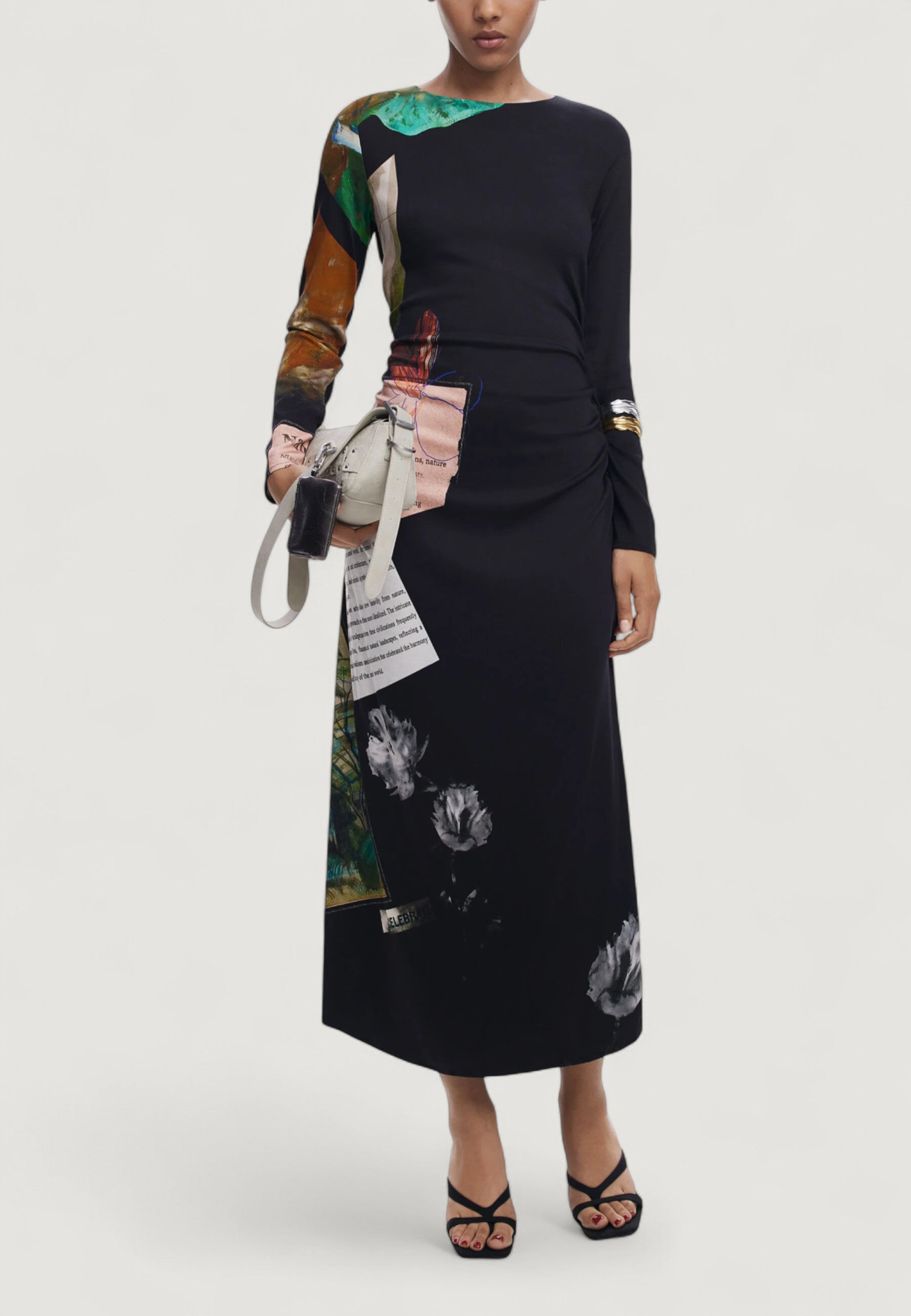 Vestito lungo Desigual VEST_PATCH_FIONA