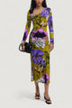 Vestito lungo Desigual VEST_NECKLINE_LA