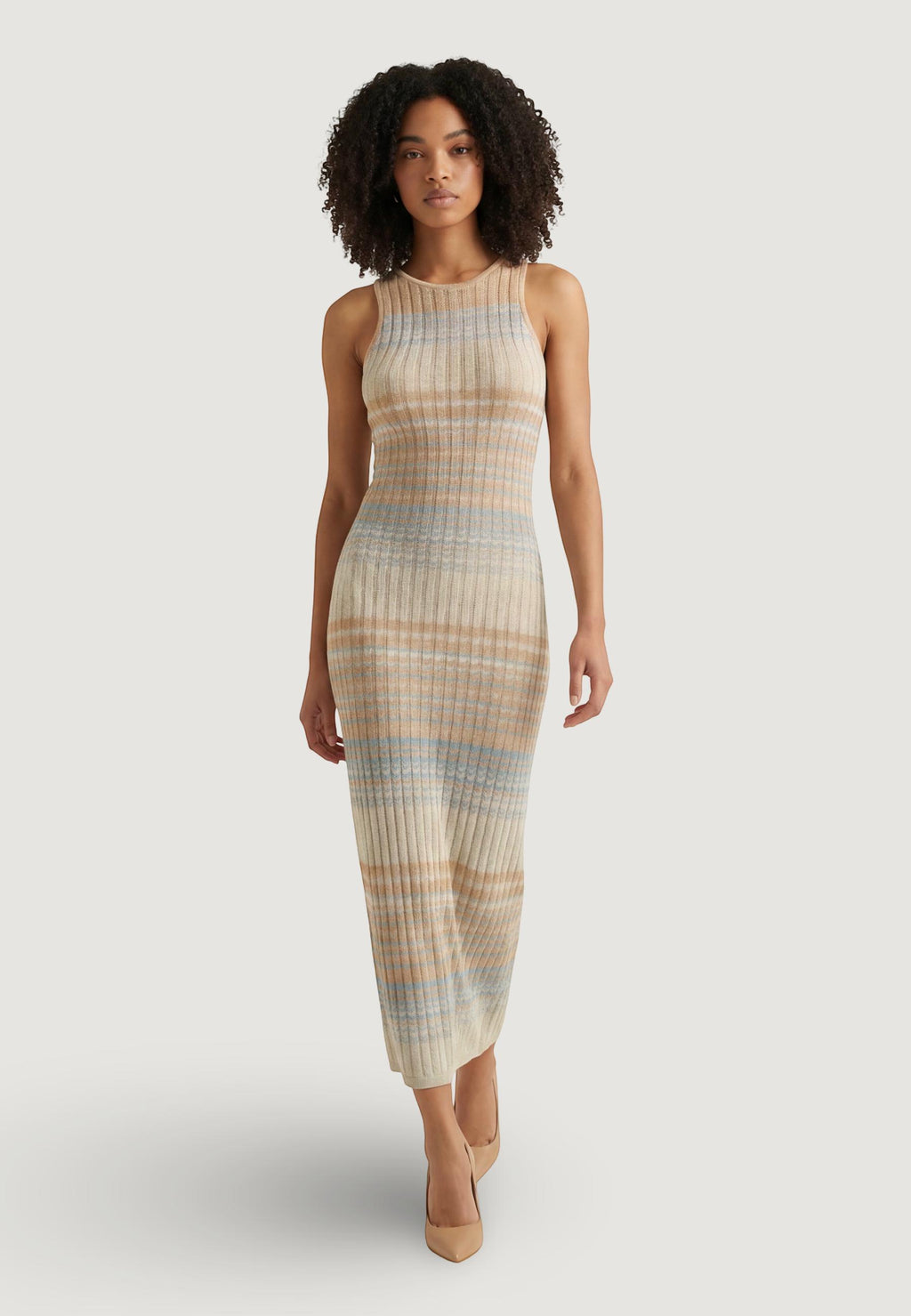Vestito lungo Guess SL ROSALYN LONG SWTR DRESS