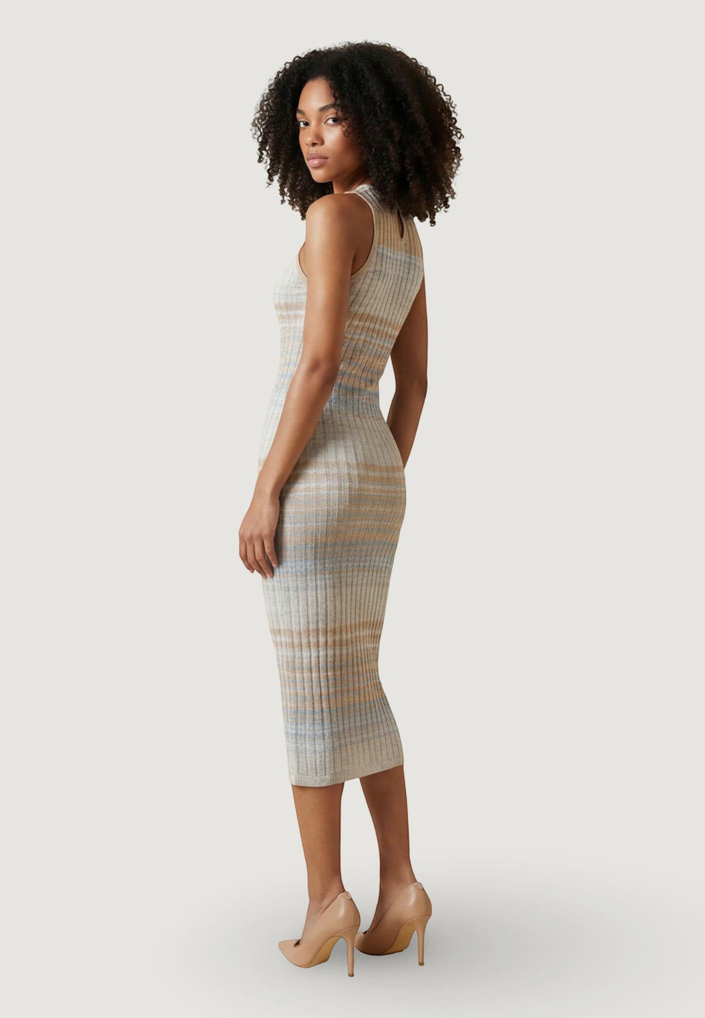 Vestito lungo Guess SL ROSALYN LONG SWTR DRESS