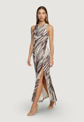 Vestito lungo Guess SL SERAFINA MESH LONG DRESS