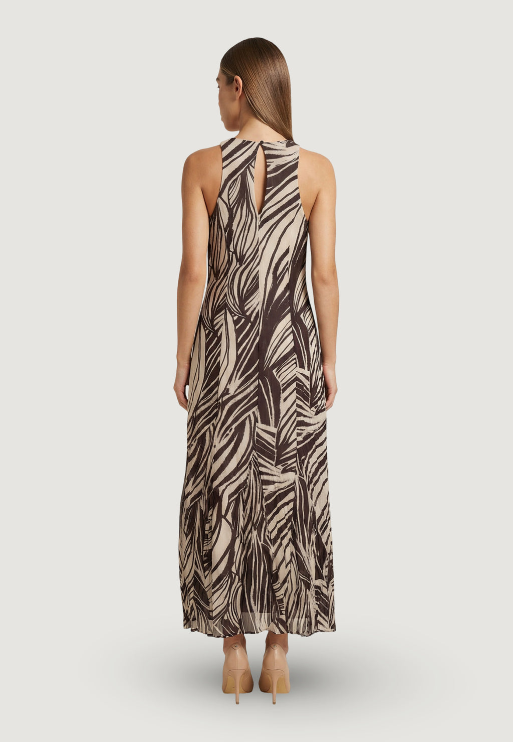 Vestito lungo Guess SL SERAFINA MESH LONG DRESS