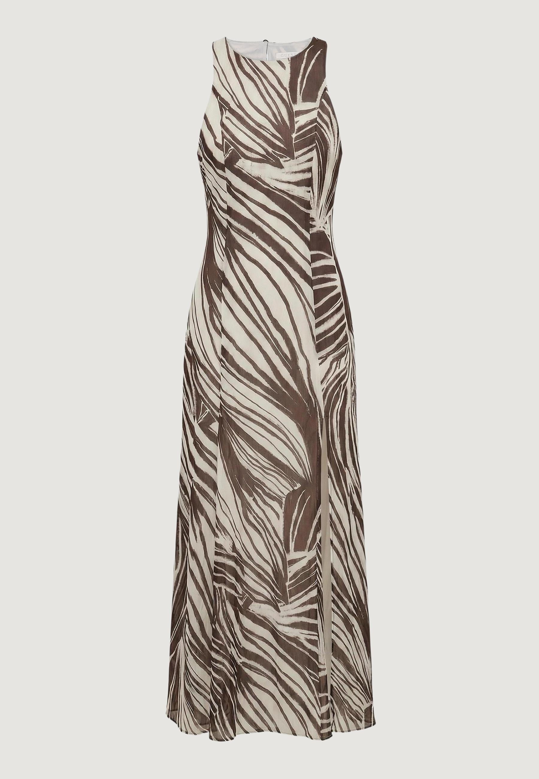 Vestito lungo Guess SL SERAFINA MESH LONG DRESS