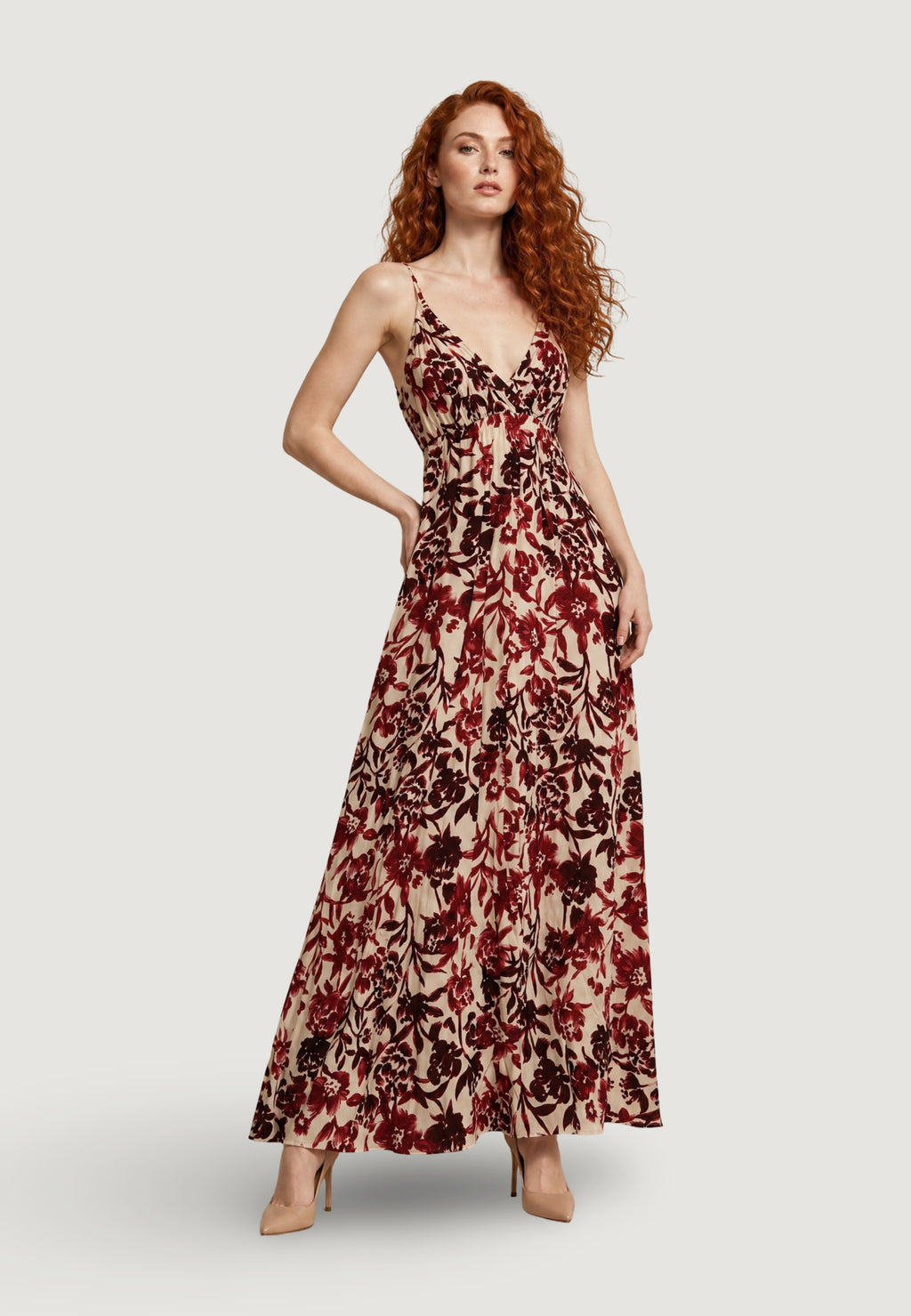 Vestito lungo I am Abito Viscosa Floreale