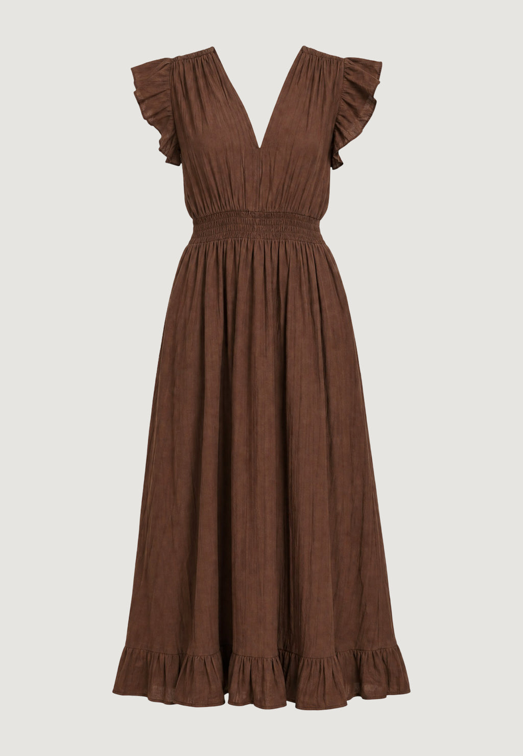 Vestito lungo I am ABITO LUNGO CRINKLE CON MANICA ALETTA