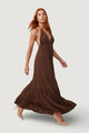 Long dress I am Abito Viscosa Scollo Profondo