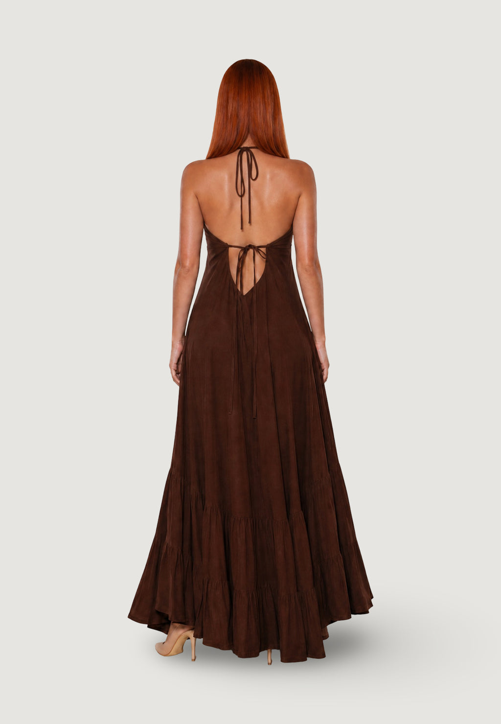 Long dress I am Abito Viscosa Scollo Profondo