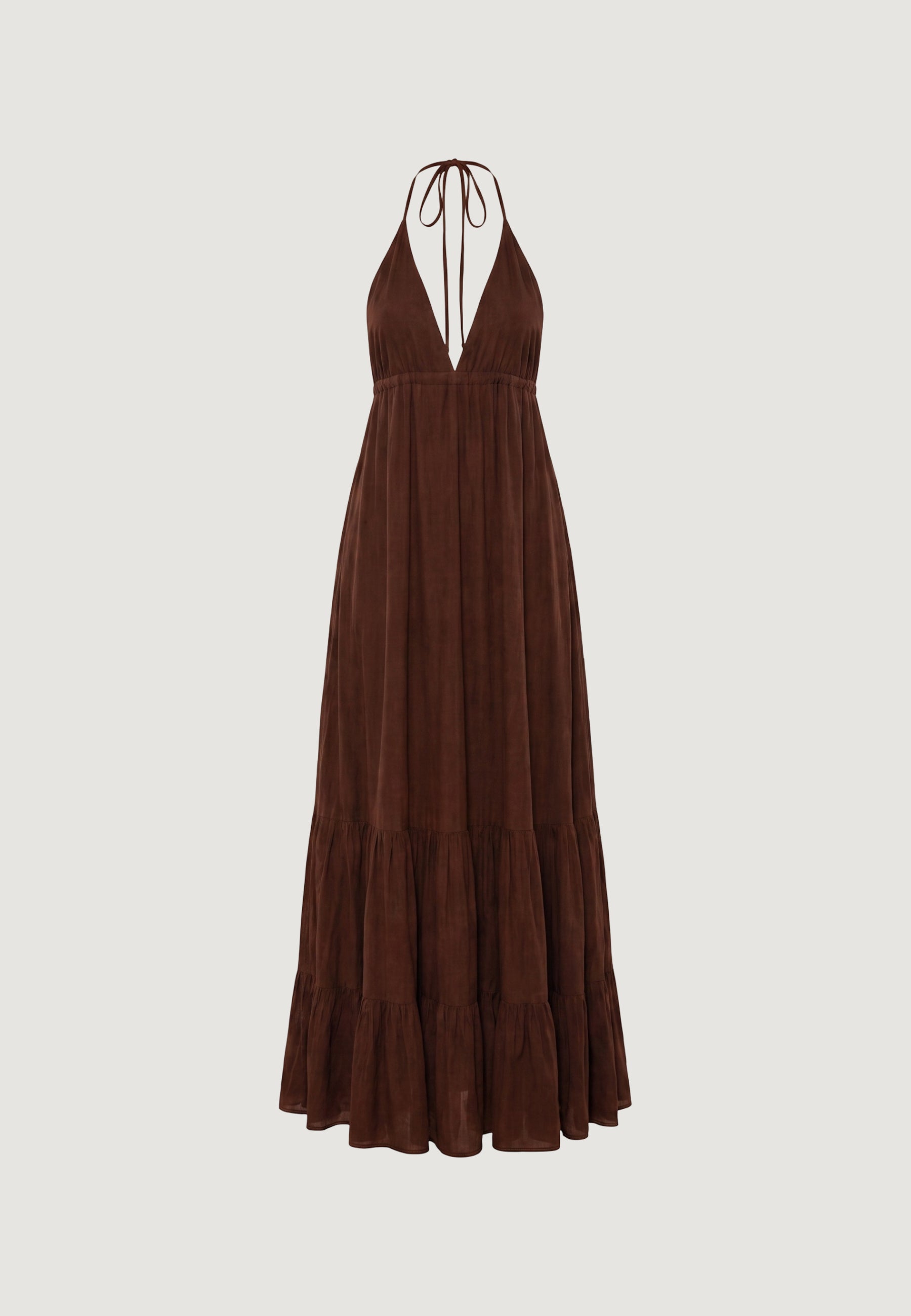 Long dress I am Abito Viscosa Scollo Profondo