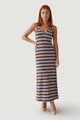 Vestito lungo I am Abito Cotone Righe