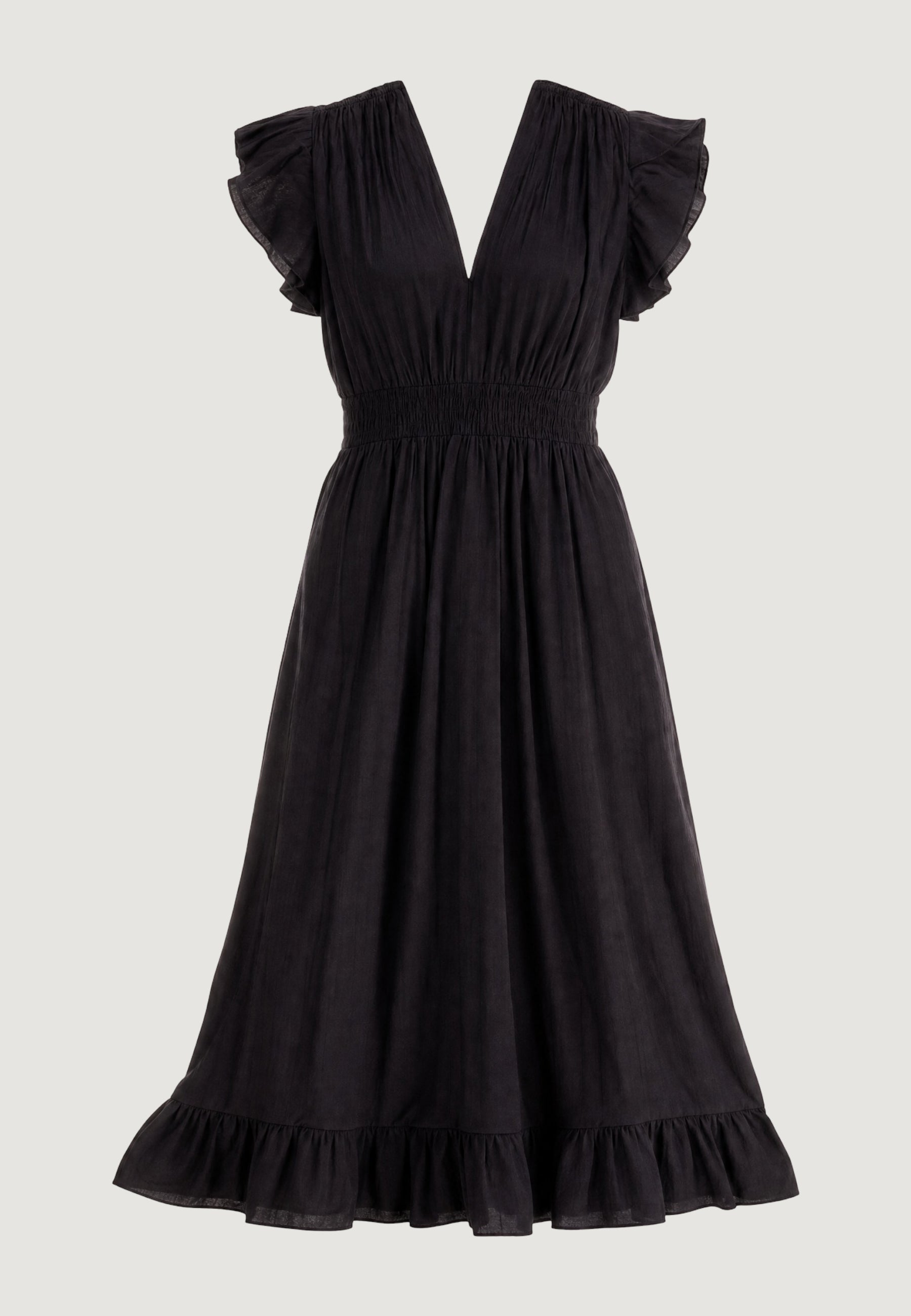 Long dress I am ABITO LUNGO CRINKLE CON MANICA ALETTA