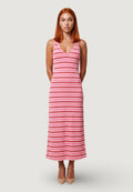 Vestito lungo I am Abito Cotone Righe