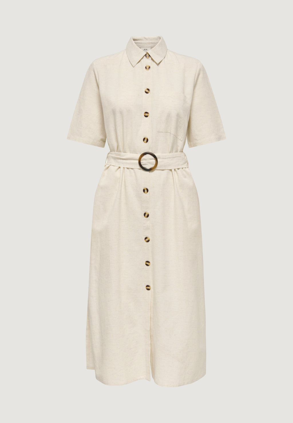 Vestito lungo Jacqueline de Yong Jdymilan Linen S/S Midi Dress Wvn