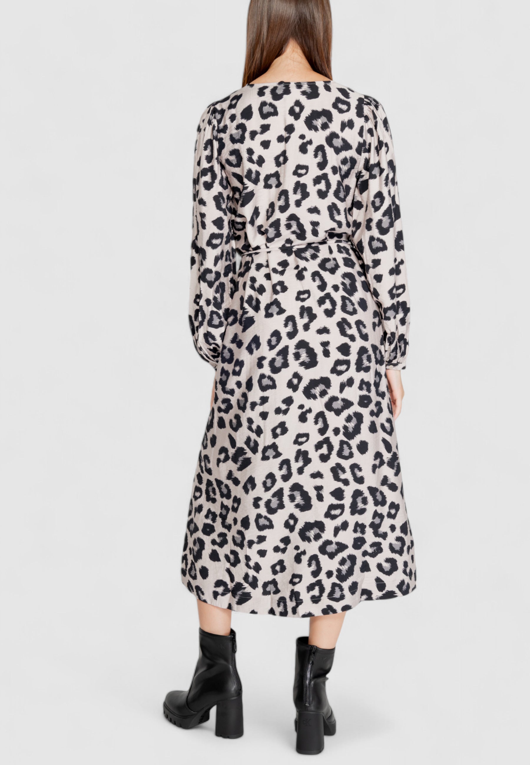 Vestito lungo Jacqueline de Yong JDYCAROLINE L/S MIDI SLIT DRESS WVN