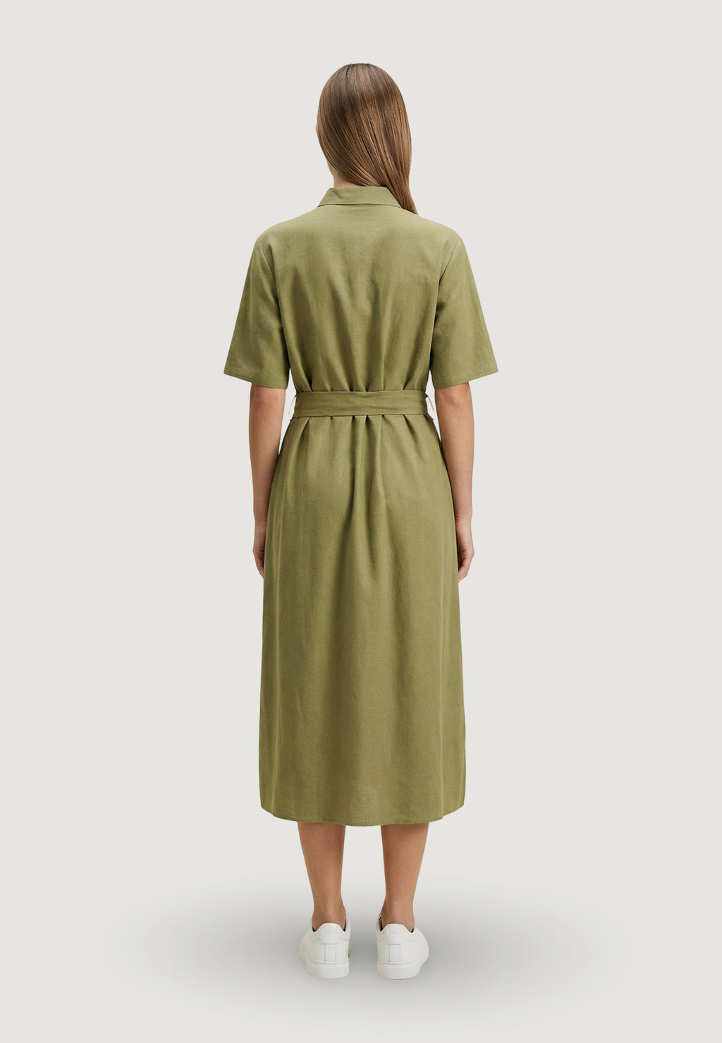 Vestito lungo Jacqueline de Yong Jdymilan Linen S/S Midi Dress Wvn