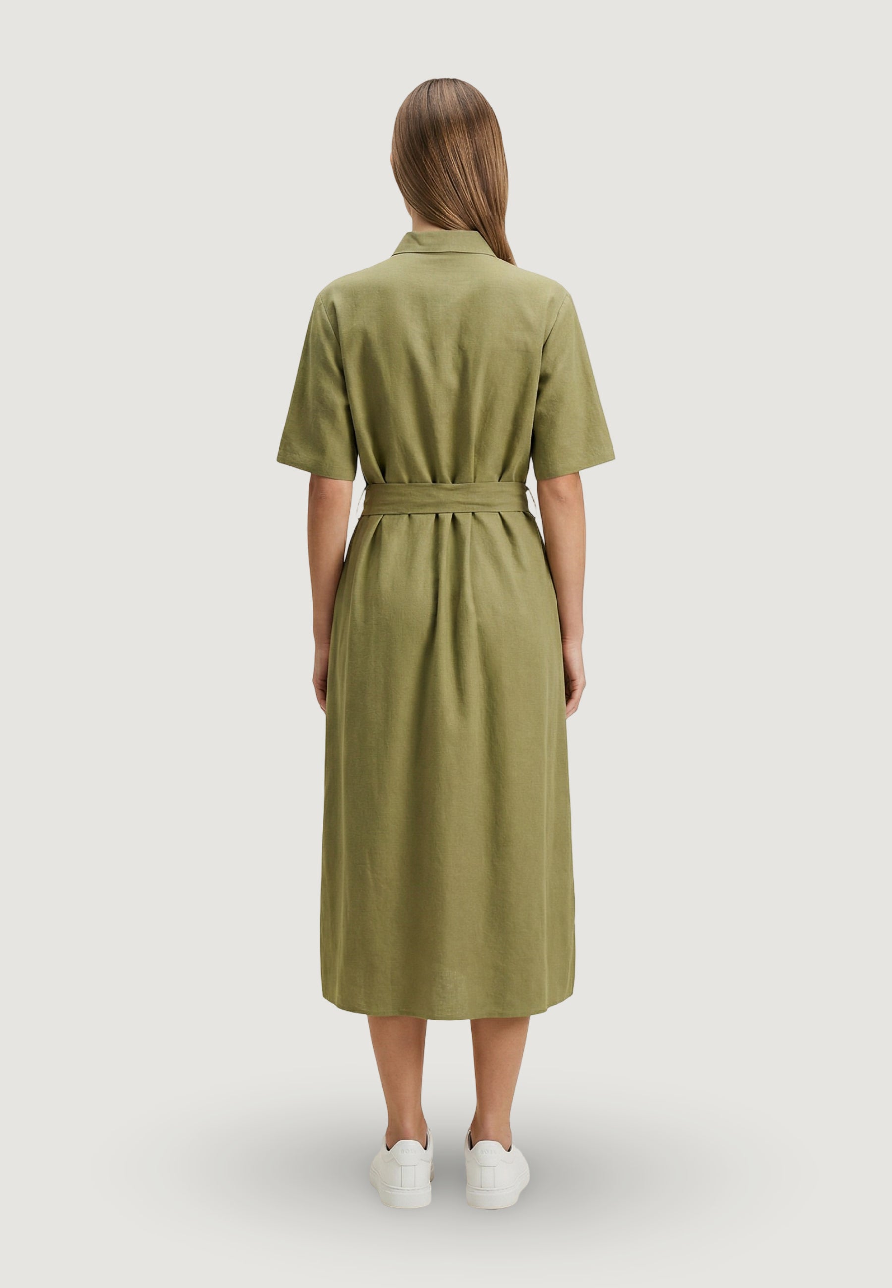 Vestito lungo Jacqueline de Yong Jdymilan Linen S/S Midi Dress Wvn