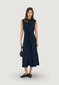 Vestito lungo Only Onlgoa Sl Linen Bl Shirt Dress Cc Pnt