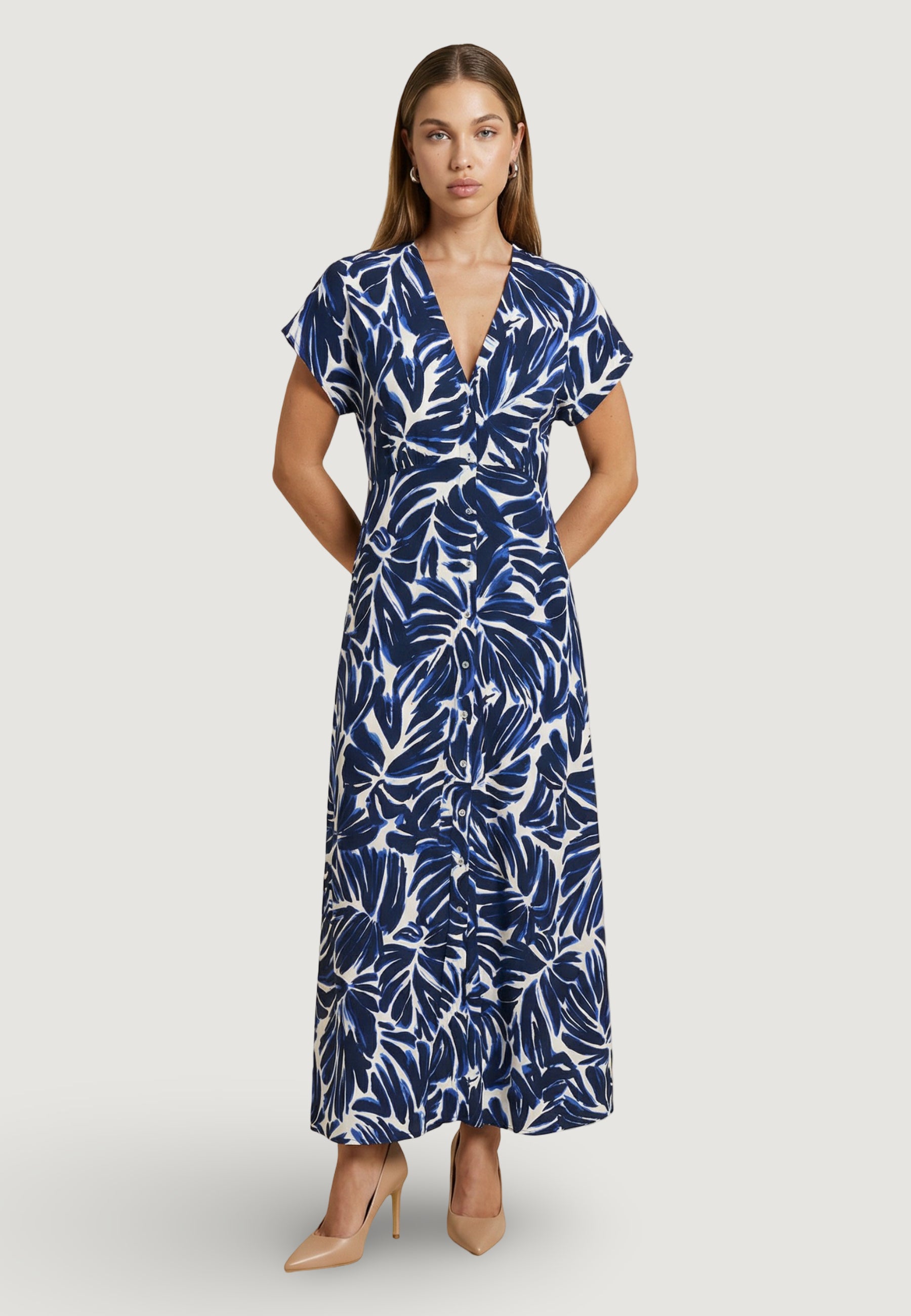 Vestito lungo Only Onlnova Life Vis Mollie Long Dress Wvn