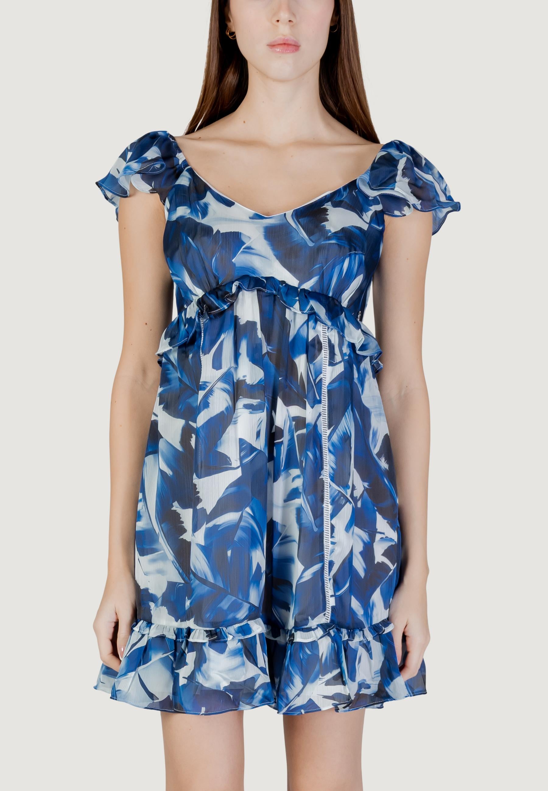 Vestito midi Guess ORSOLA FLARE DRESS