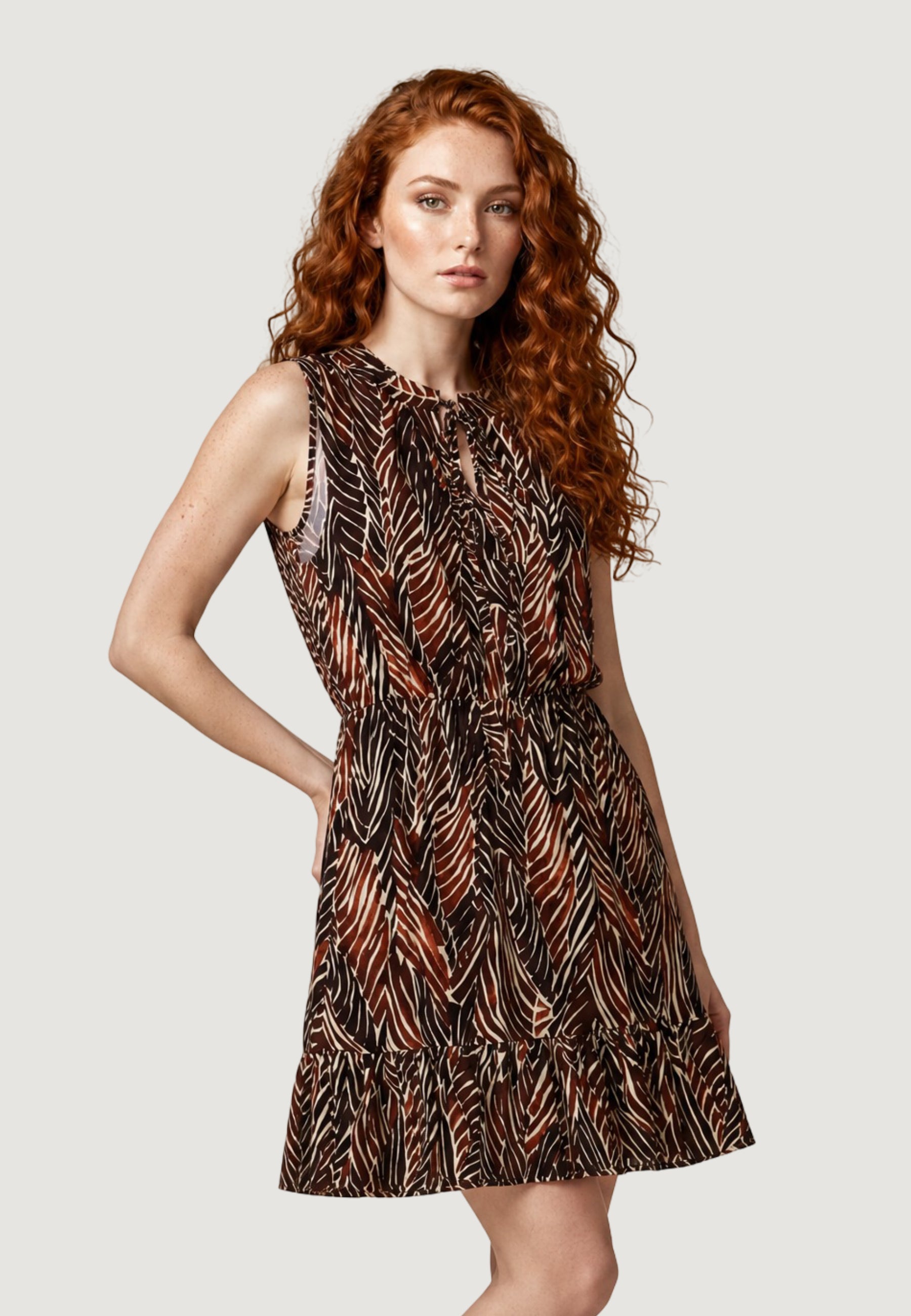 Vestito corto I am Abito Viscosa Floreale