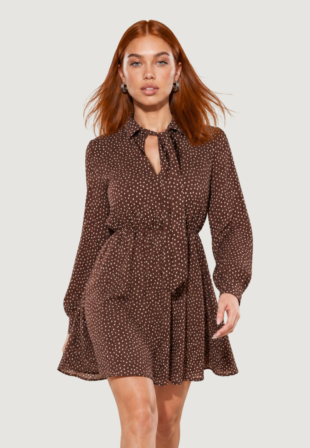 Vestito midi I am Abito Pois