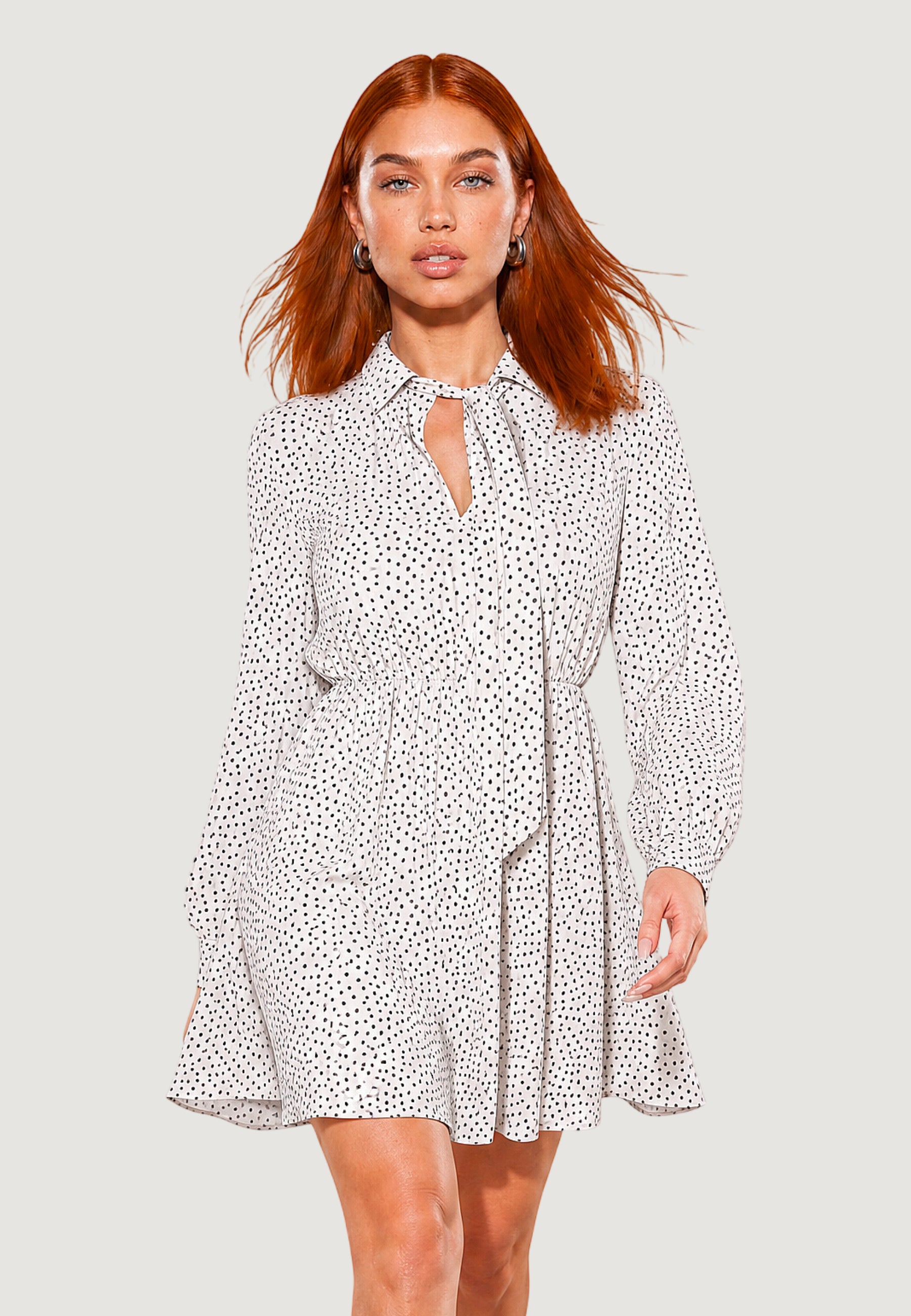 Vestito midi I am Abito Pois