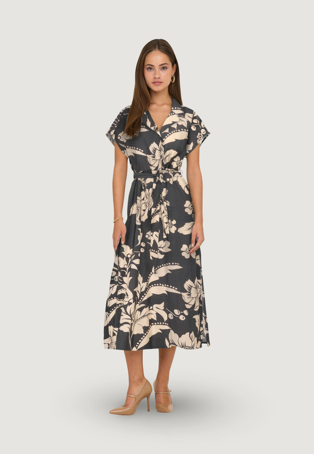 Midi dress Jacqueline de Yong Jdytroya Life S/L Midi Dress Wvn Dia