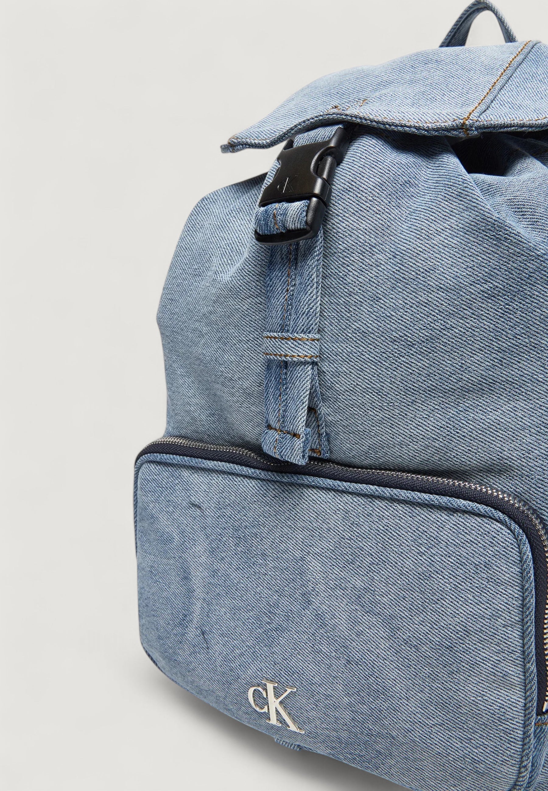 Backpack Calvin Klein DENIM LUNA MINI FLAP BACKPACK