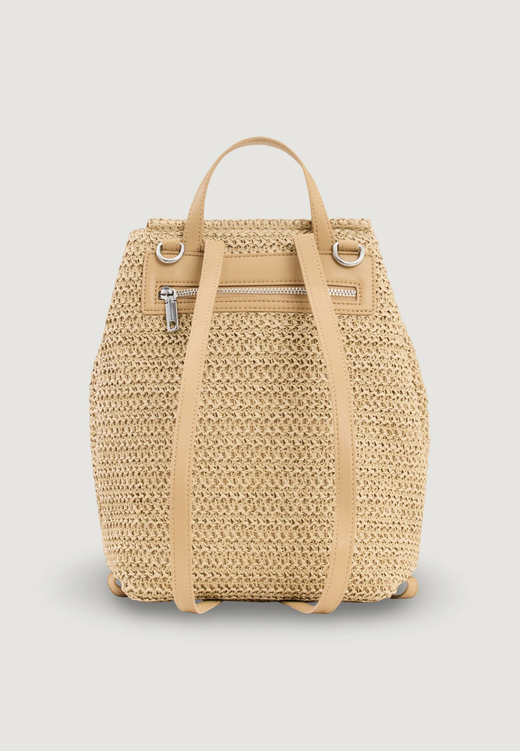 Backpack Desigual BACK_HALF LOGO RAFFIA L