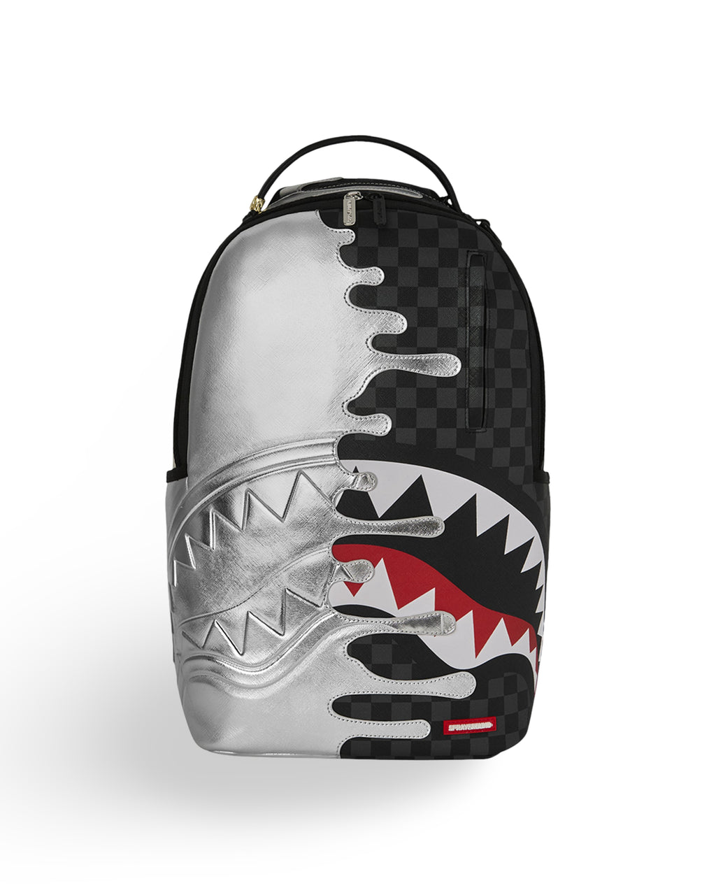 Zaino Sprayground SILVER SIDE DRIP BLACK CHECK DLXSV BACKPACK