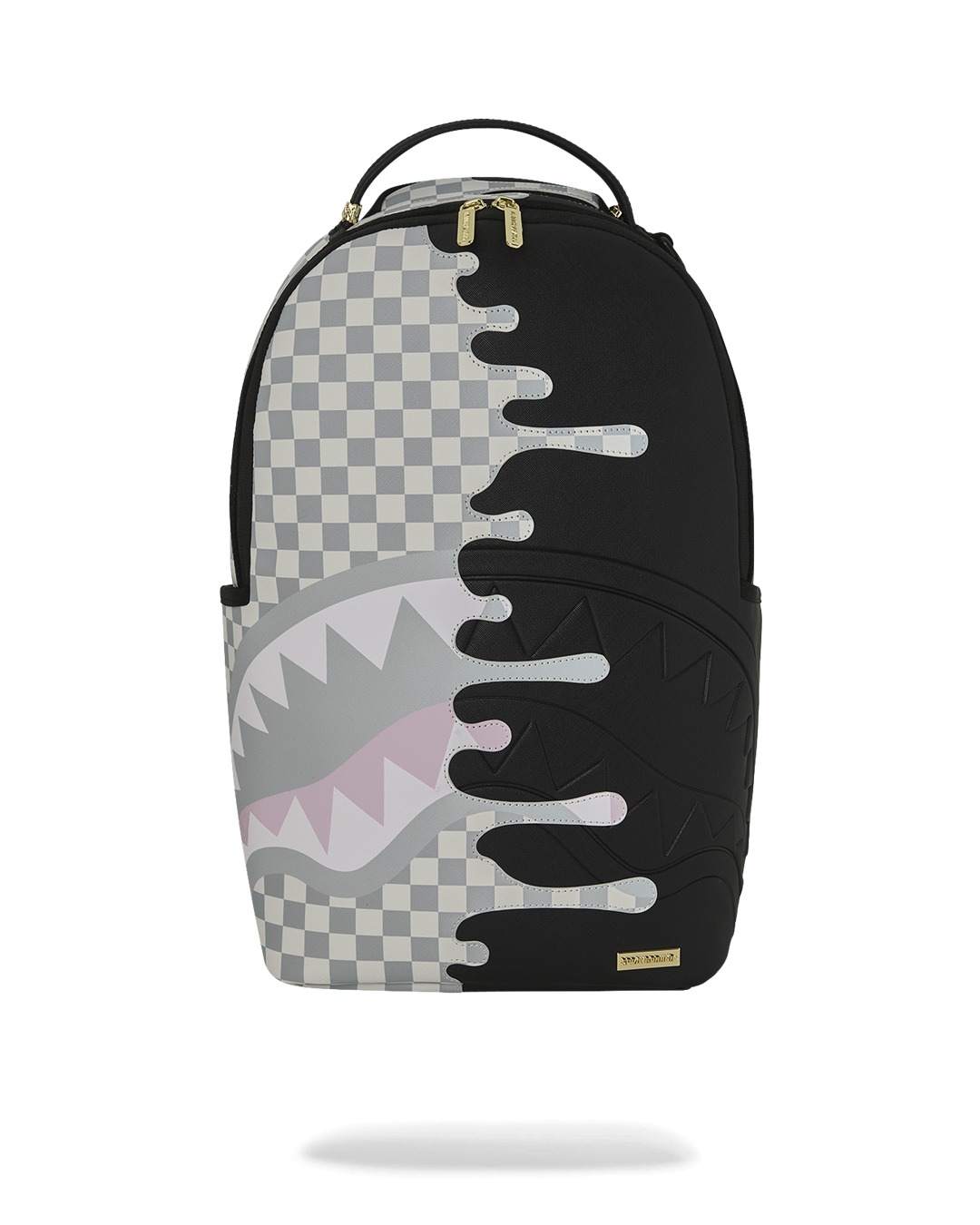 Backpack Sprayground CREAM CHECK UNFINISHED SHARK DLXSV BACKPACK