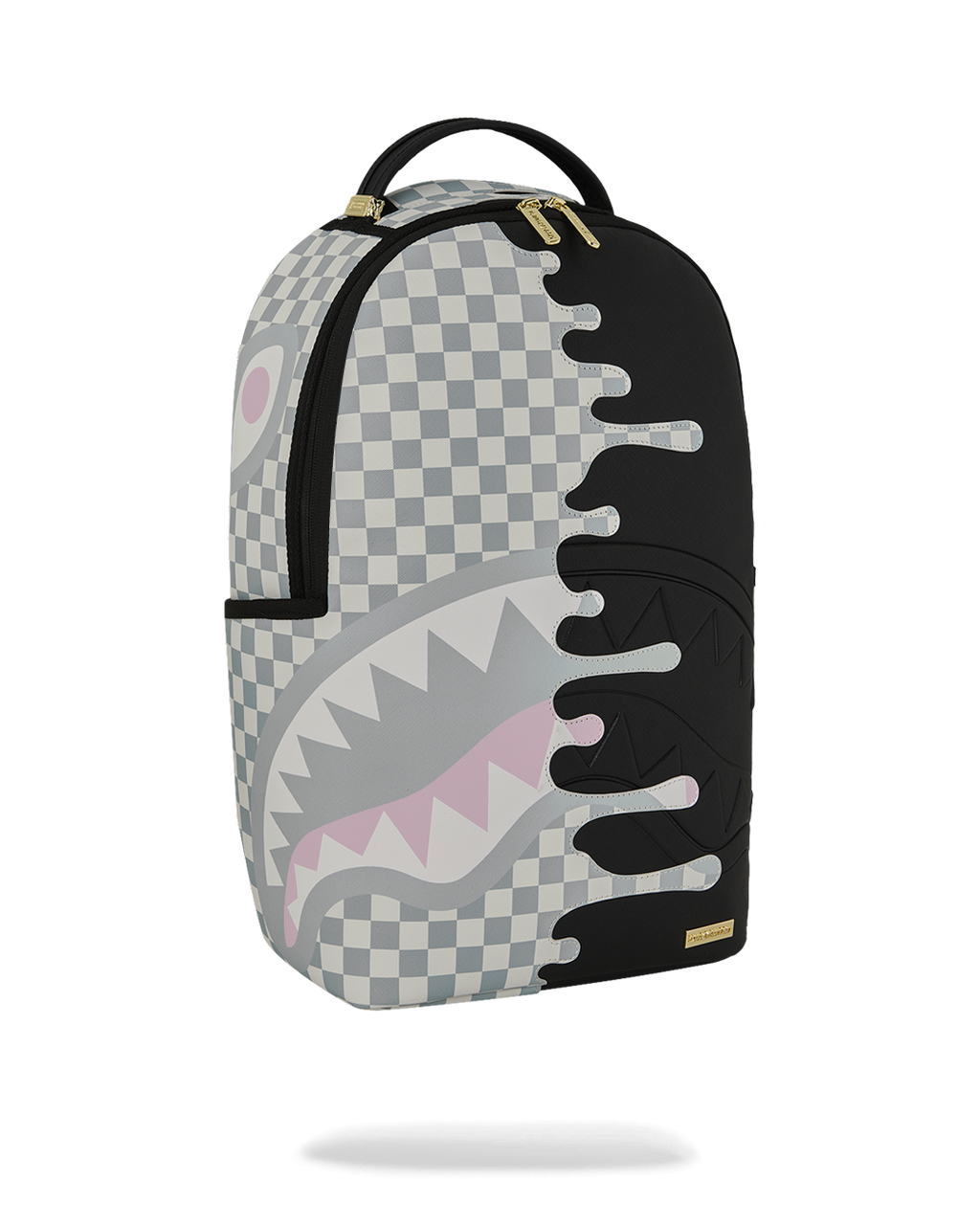 Backpack Sprayground CREAM CHECK UNFINISHED SHARK DLXSV BACKPACK