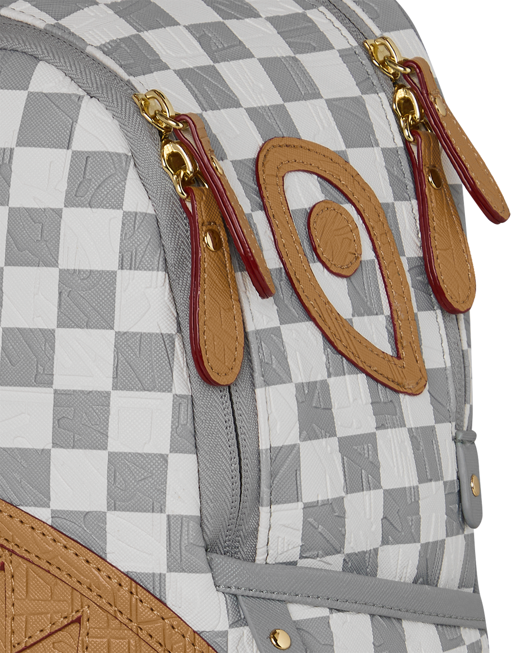 Backpack Sprayground EMBOSSED CREAM CHECK SAVAGE BACKPACK