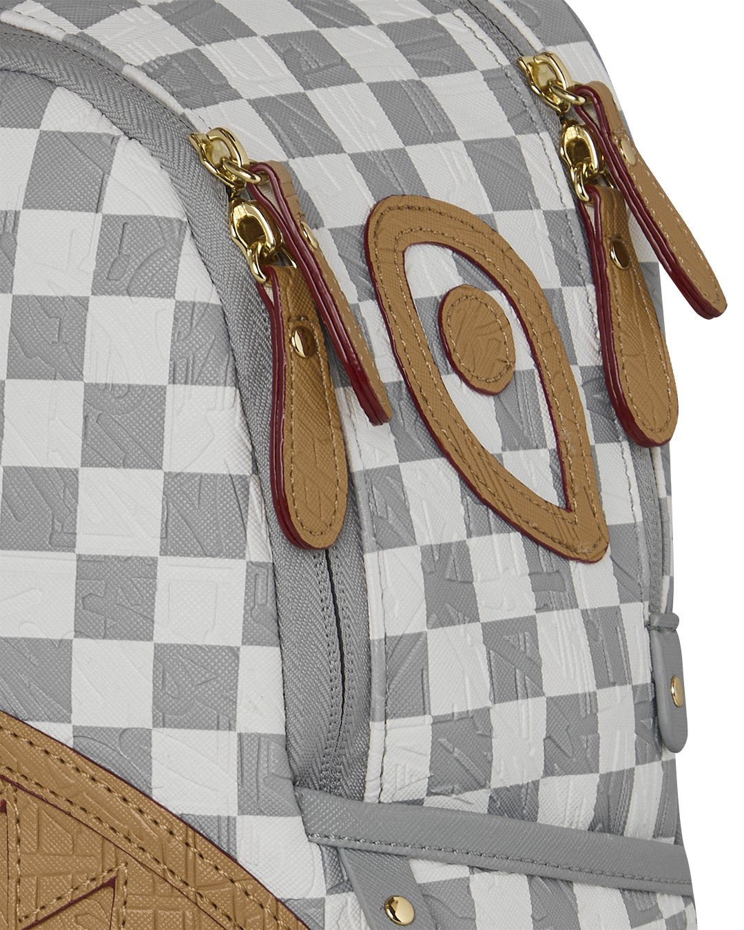 Backpack Sprayground EMBOSSED CREAM CHECK SAVAGE BACKPACK