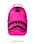 Backpack Sprayground SHARK CENTRAL WHITE STENCIL SHARK PINK NYLON BACKPACK