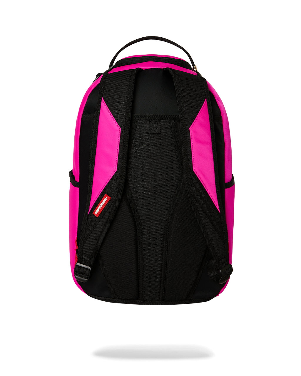 Backpack Sprayground SHARK CENTRAL WHITE STENCIL SHARK PINK NYLON BACKPACK