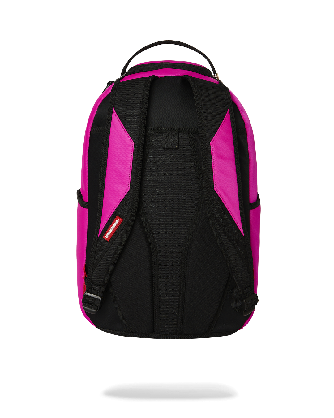 Backpack Sprayground SHARK CENTRAL WHITE STENCIL SHARK PINK NYLON BACKPACK