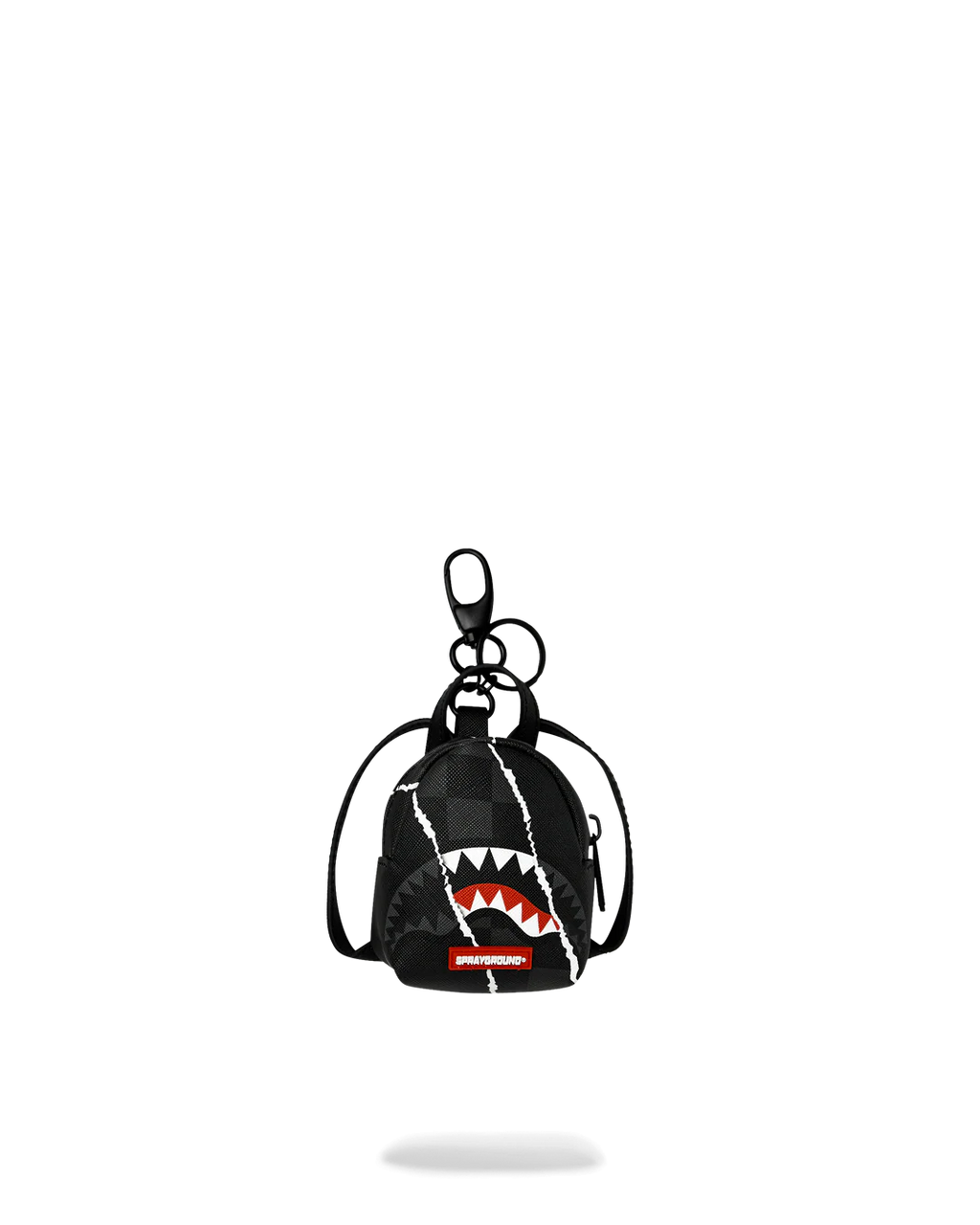 Backpack Sprayground CENTER RIP REVEALING GRAY CHECK BACKPACK KEYCHAIN
