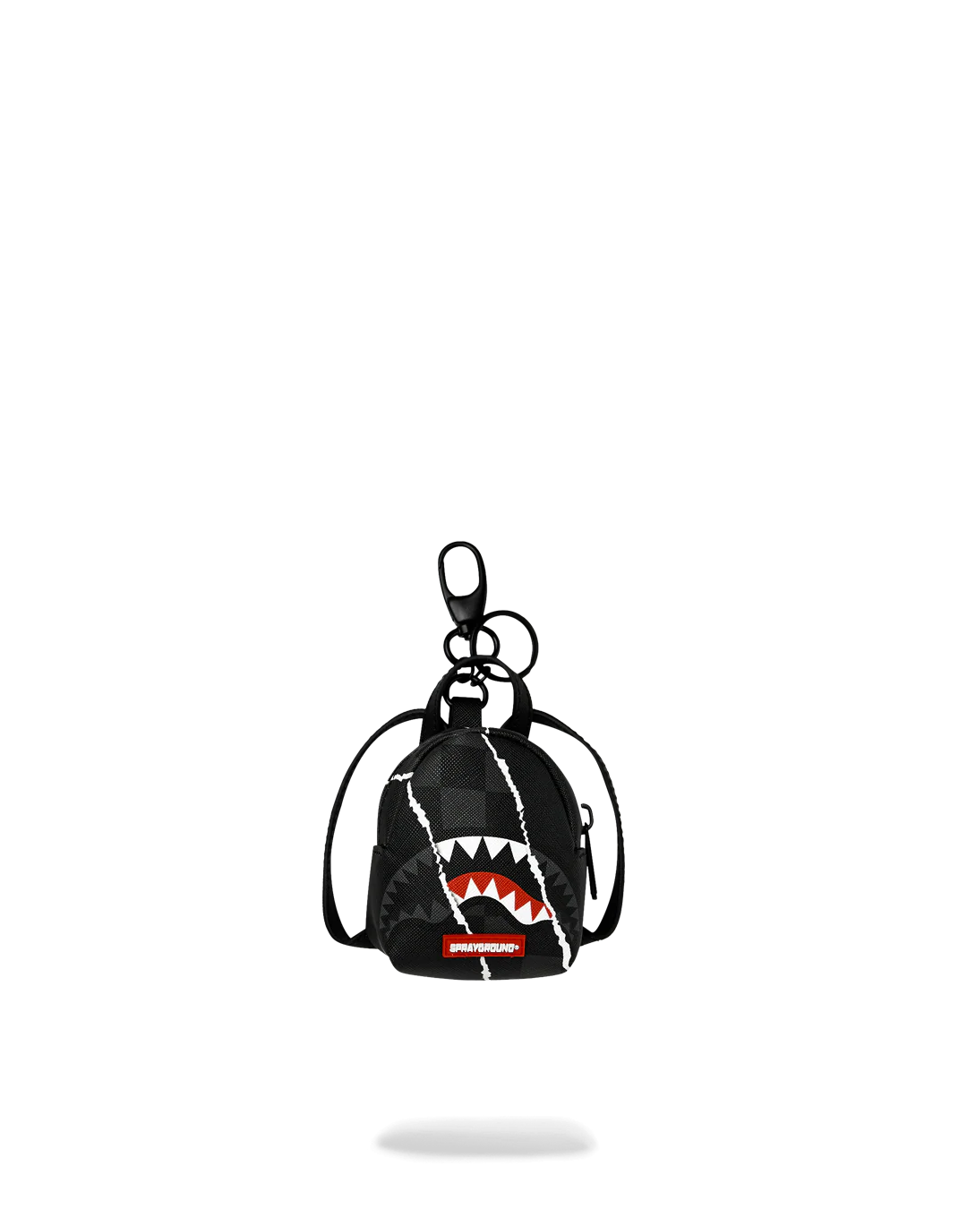 Backpack Sprayground CENTER RIP REVEALING GRAY CHECK BACKPACK KEYCHAIN