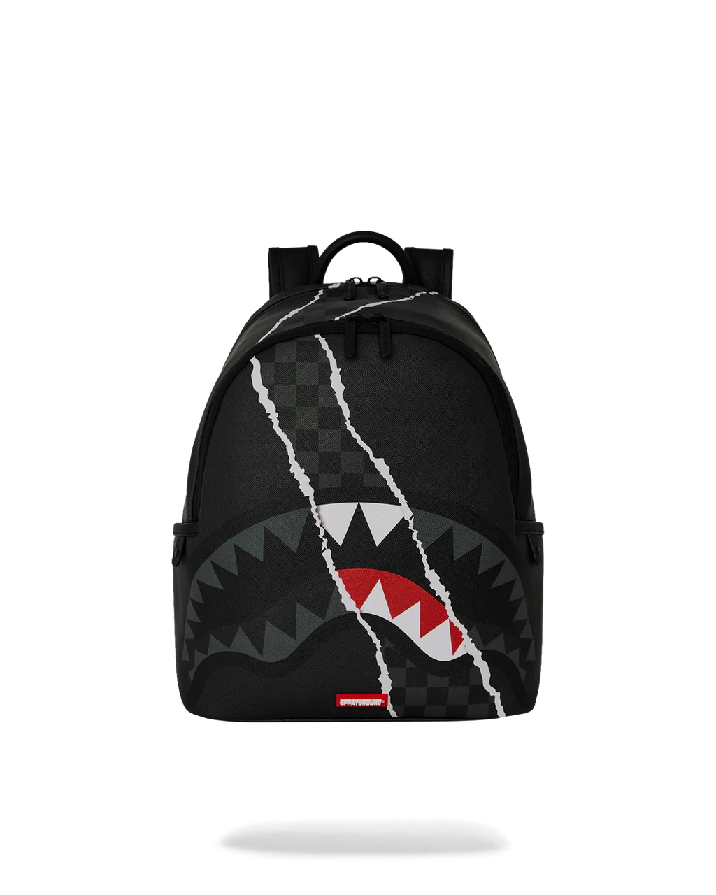 Backpack Sprayground CENTER RIP REVEALING GRAY CHECK SAVAGE BACKPACK