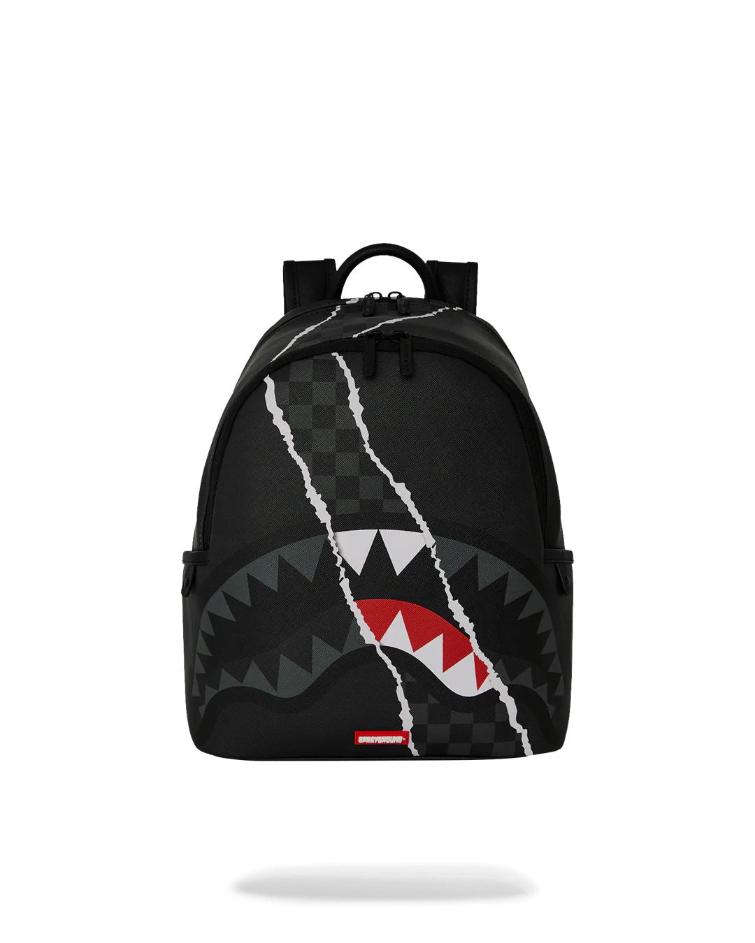Backpack Sprayground CENTER RIP REVEALING GRAY CHECK SAVAGE BACKPACK