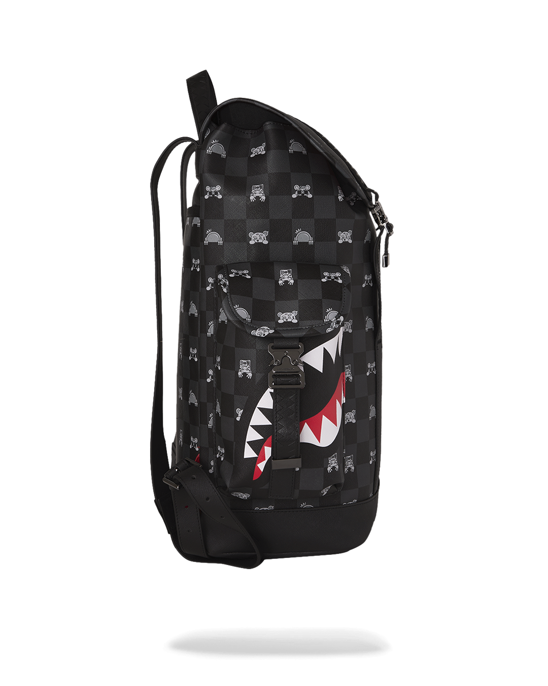 Backpack Sprayground GRAY PEEKING CHARACTER CHECK MONTE CARLO