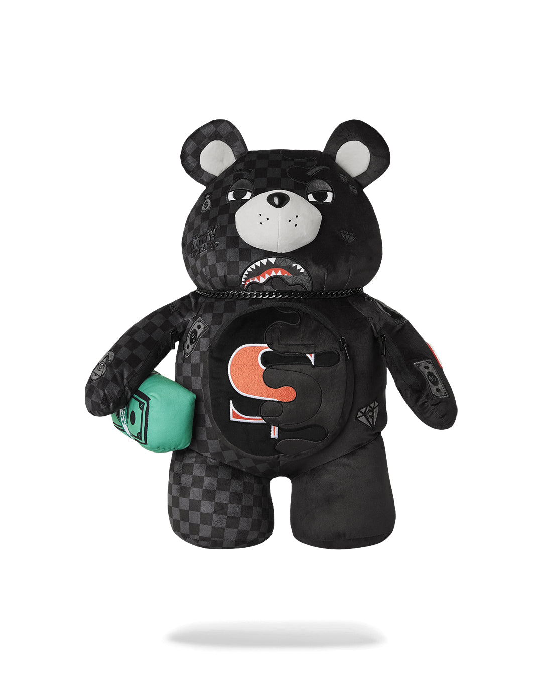 Zaino Sprayground UNFINISHED SHARK TEDDY BEAR