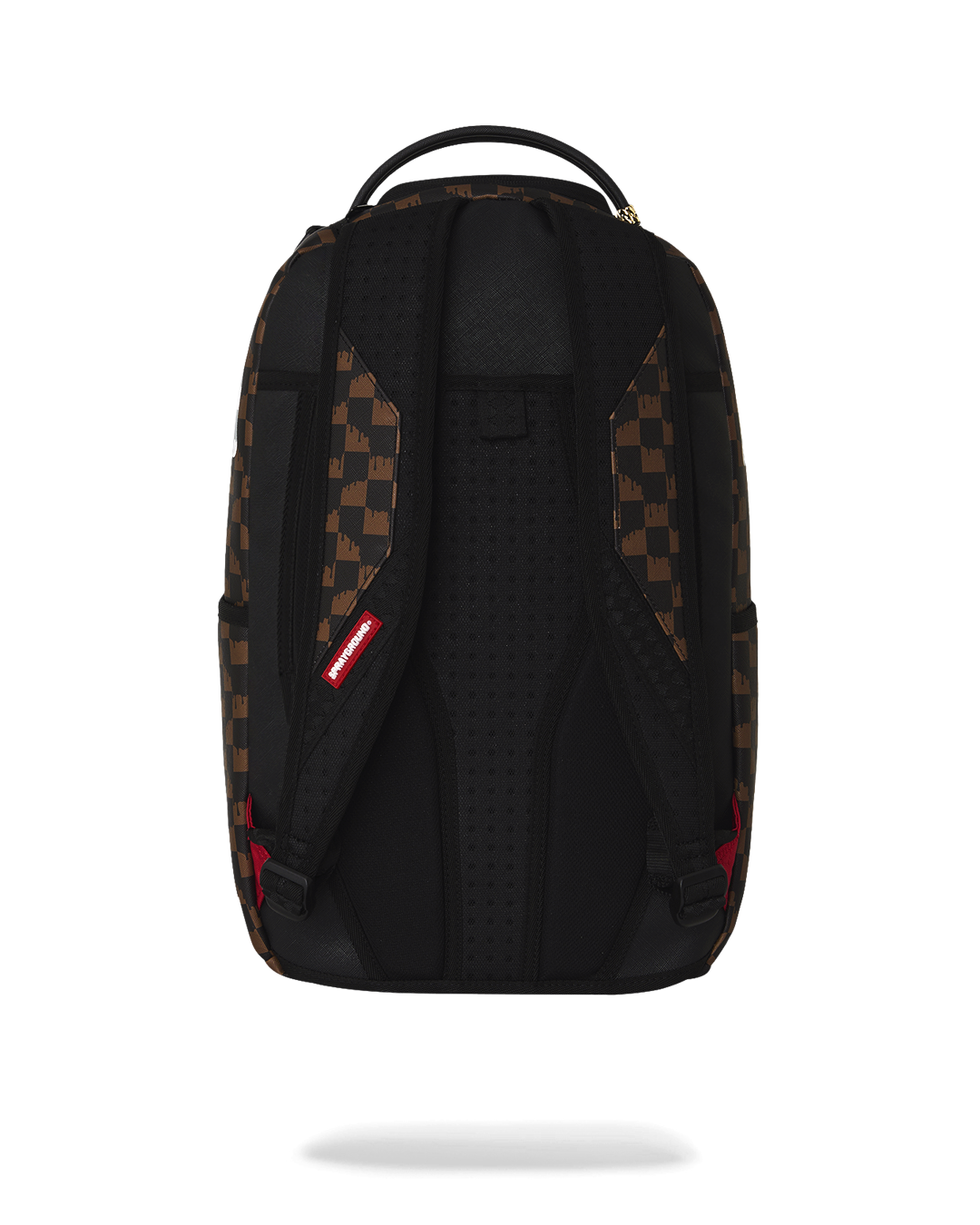 Zaino Sprayground BROWN AND CREAM DRIP CHECK SHARK BACKPACK