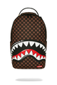 Backpack Sprayground SHARKS IN PARIS WTF BUBBLE BROWN CHECK BACKPACK