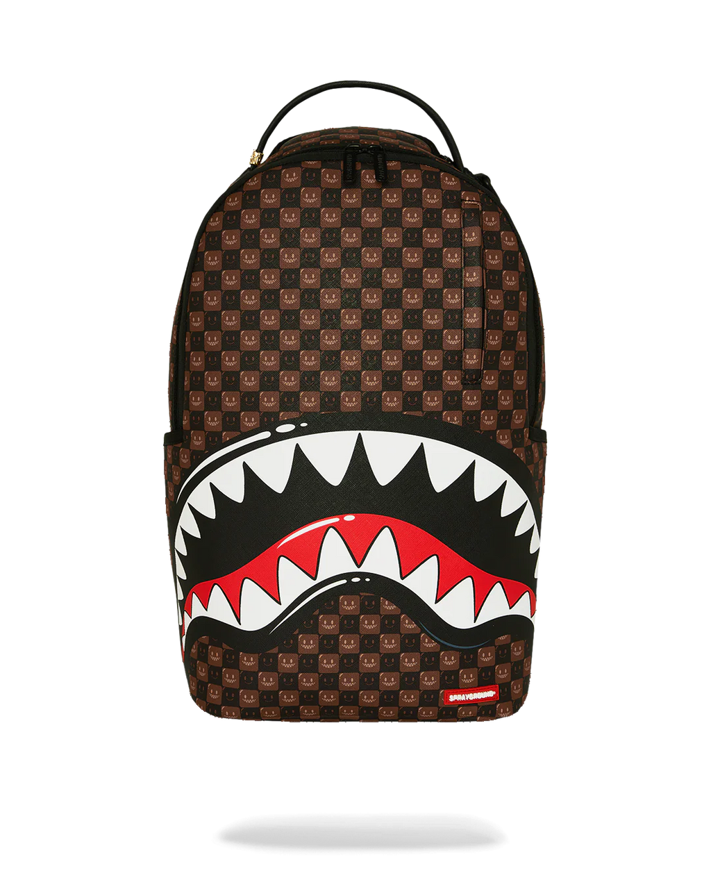 Backpack Sprayground SHARKS IN PARIS WTF BUBBLE BROWN CHECK BACKPACK