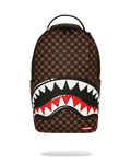 Backpack Sprayground SHARKS IN PARIS WTF BUBBLE BROWN CHECK BACKPACK